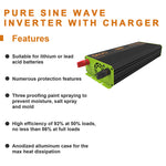 PURE SINE WAVE INVERTER WITH CHARGER